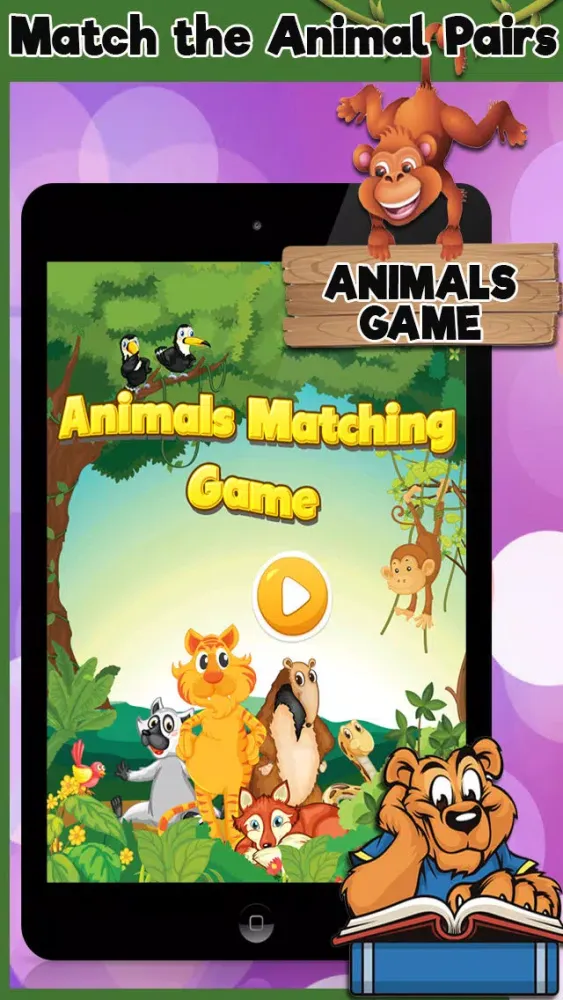 Animals Matching Pairs Game For Kids & Toddlers Screenshots