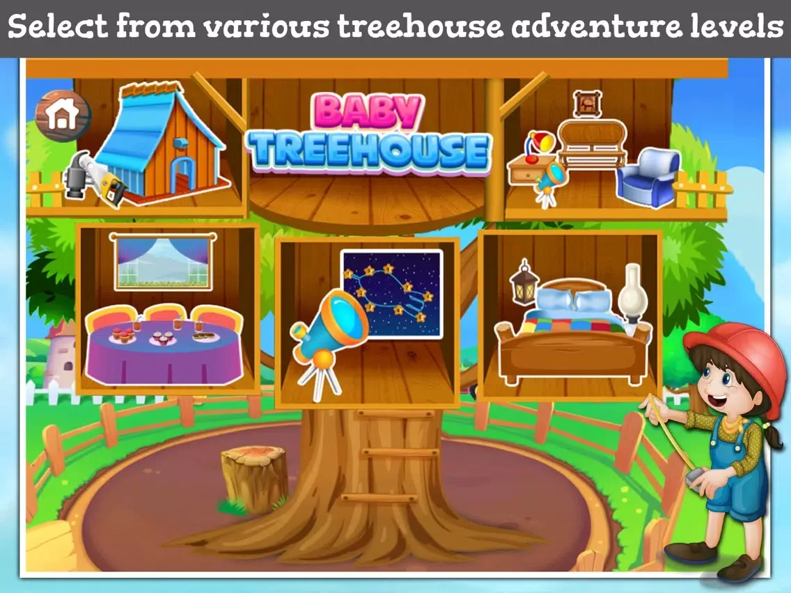 Скриншоты Baby Build A Treehouse Adventures iPad 