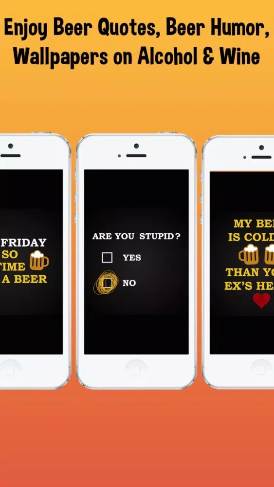 Zrzuty ekranu Funny Beer Quotes