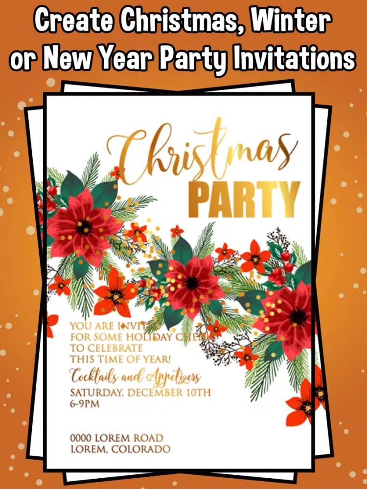 Captures d'écran de Christmas Party & Invitations iPad 