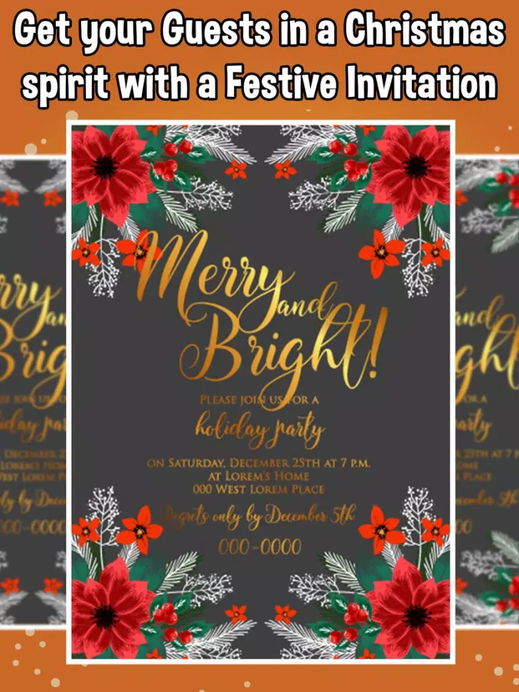 Captures d'écran de Christmas Party & Invitations iPad 