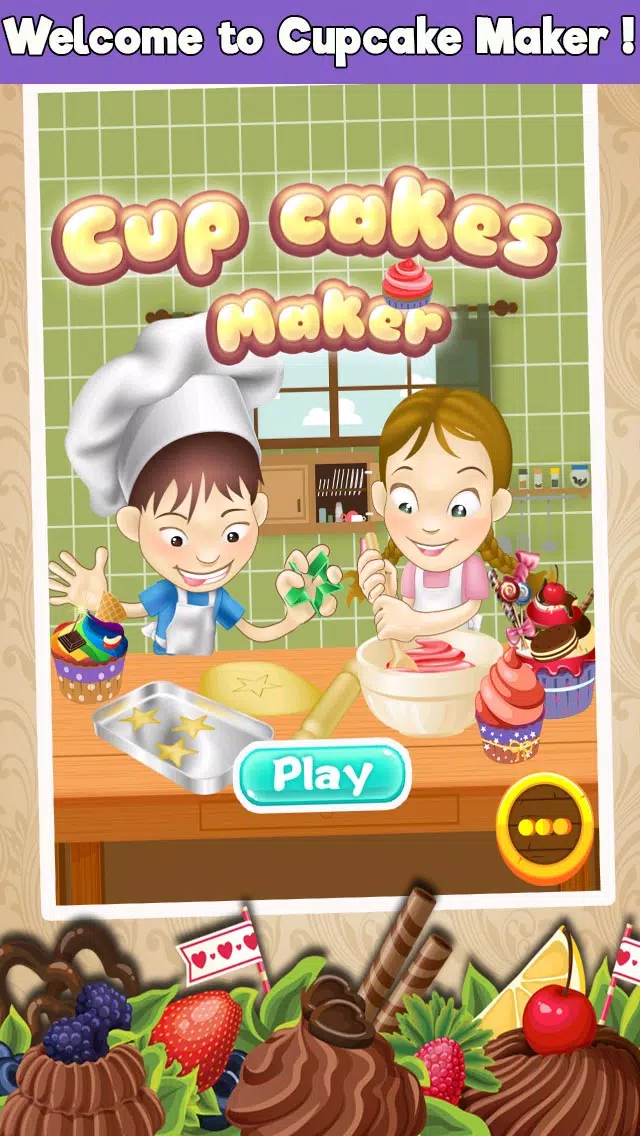 Crazy Cupcakes Maker Cooking games 스크린샷