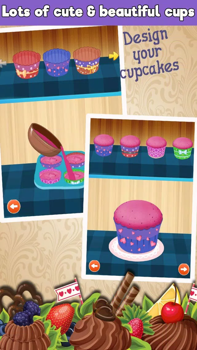 Crazy Cupcakes Maker Cooking games 스크린샷