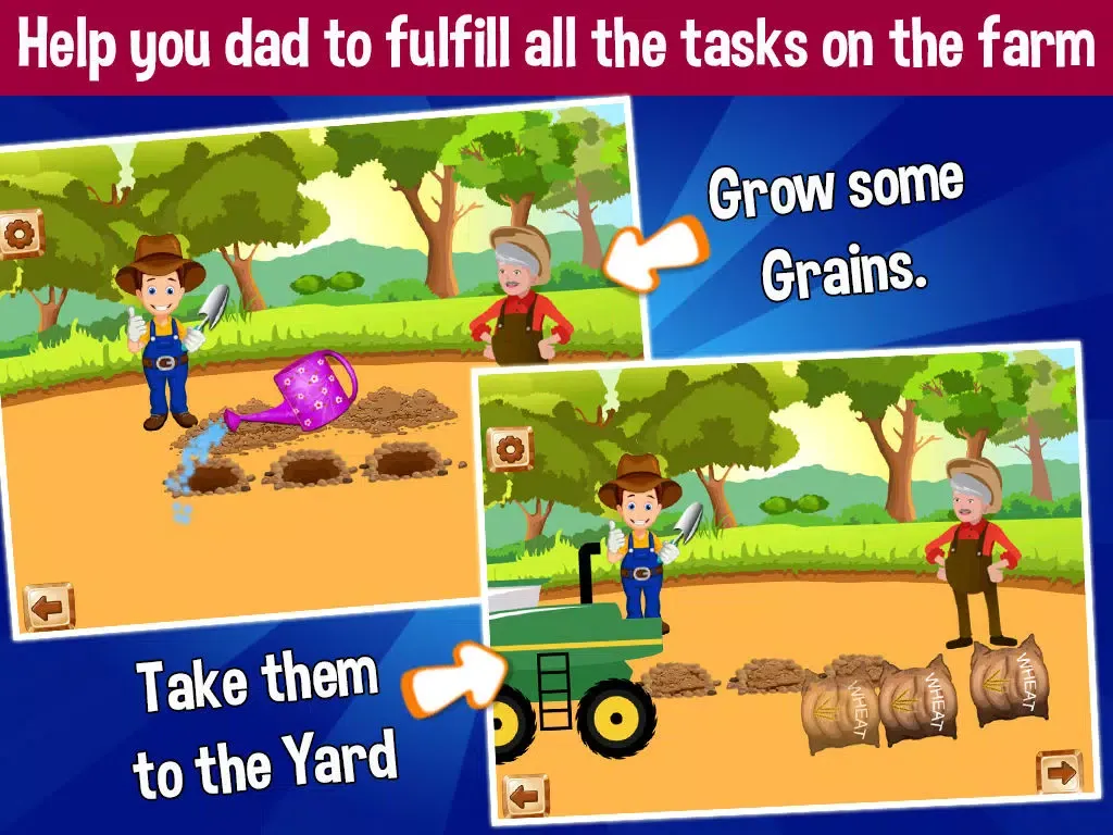 Скриншоты Daddy's Farm Little Helper - Farms, Animals & Harvesting iPad 
