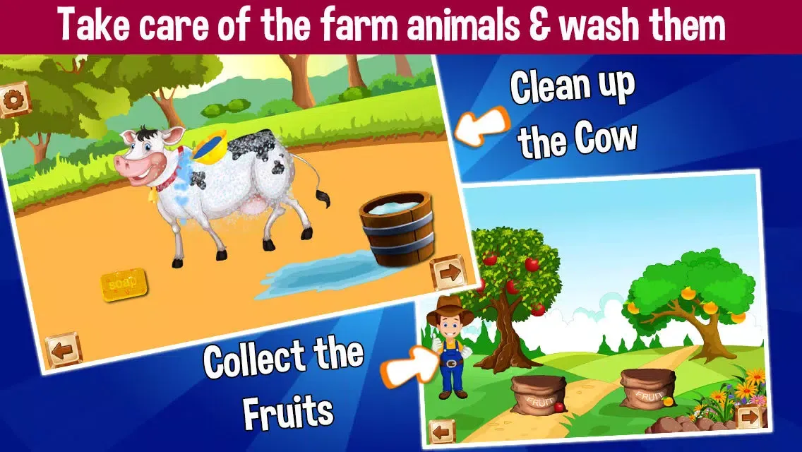 Скриншоты Daddy's Farm Little Helper - Farms, Animals & Harvesting