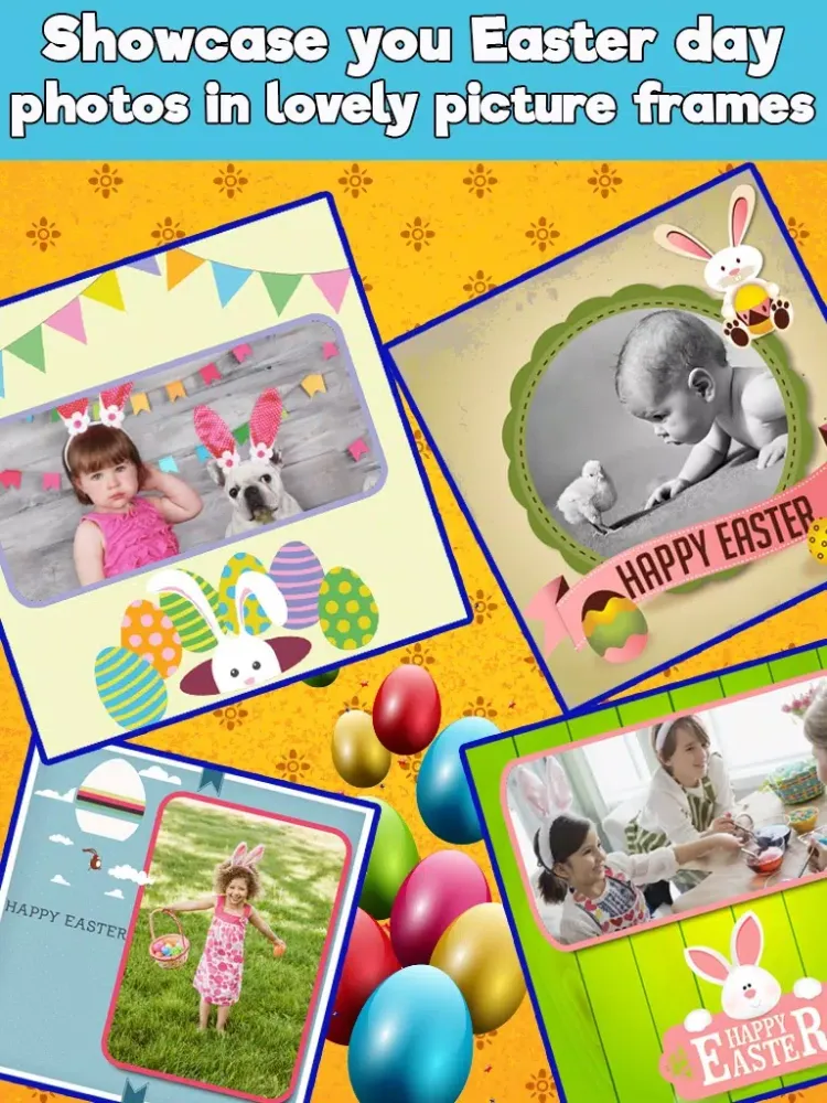 Happy Easter Frames Photo Editor iPad  スクリーンショット