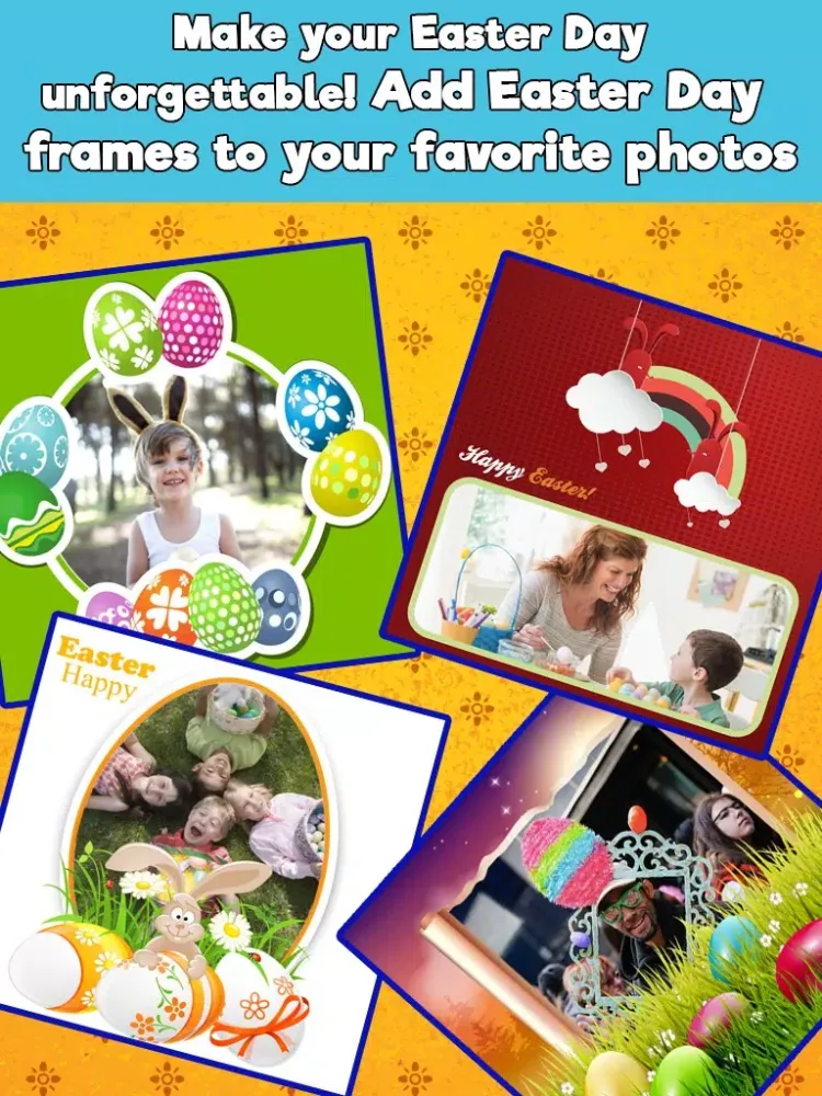 Happy Easter Frames Photo Editor iPad  スクリーンショット