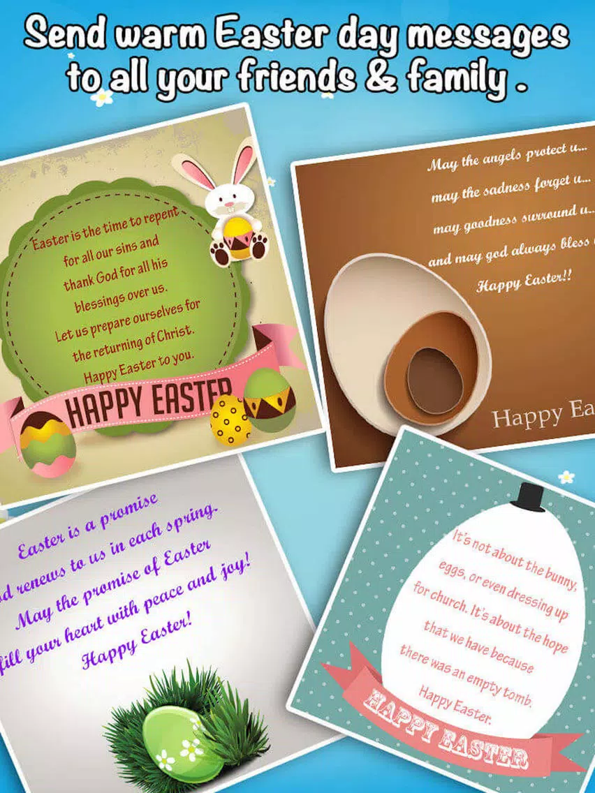 Happy Easter Wishes & Messages iPad  スクリーンショット
