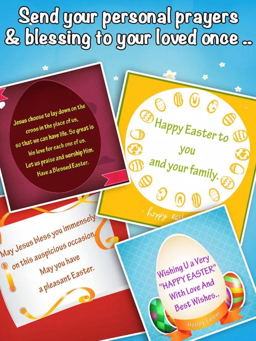 Happy Easter Wishes & Messages iPad  スクリーンショット