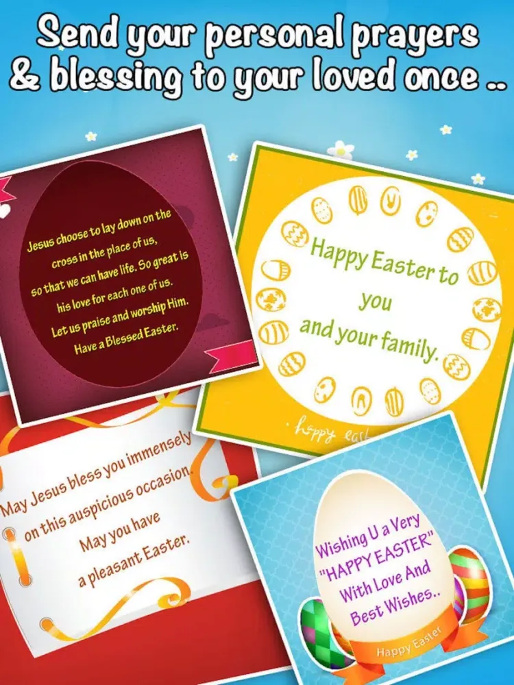 Happy Easter Wishes & Messages iPad  スクリーンショット