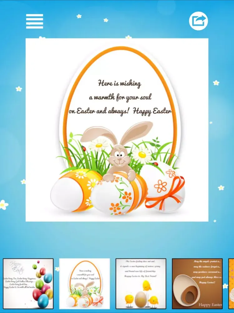 Happy Easter Wishes & Messages iPad  スクリーンショット