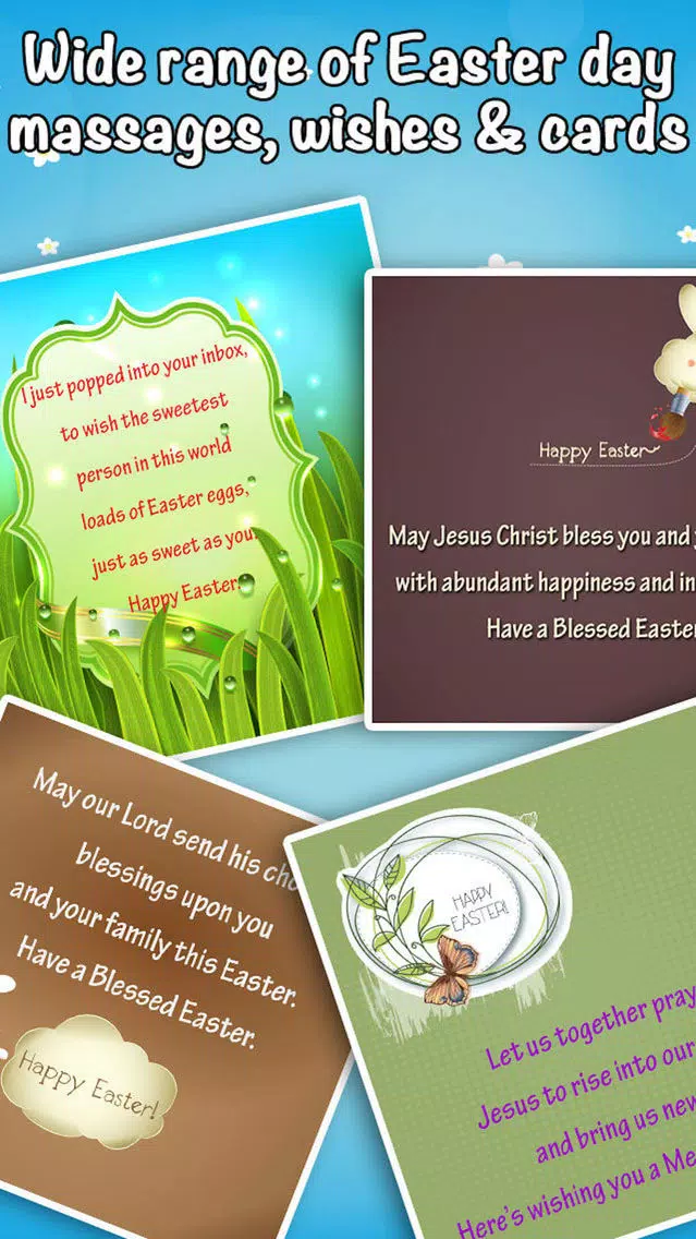 Happy Easter Wishes & Messages スクリーンショット
