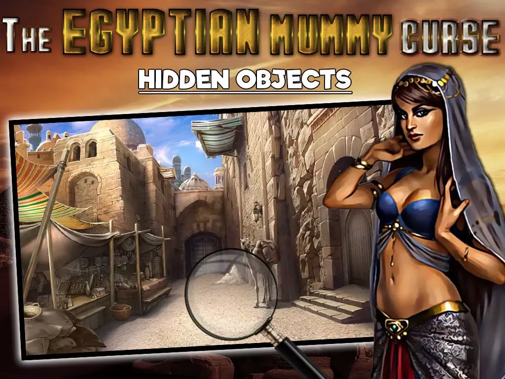 Captures d'écran de The Egyptian Mummy Curse - Egypt Hidden Objects Mystery iPad 