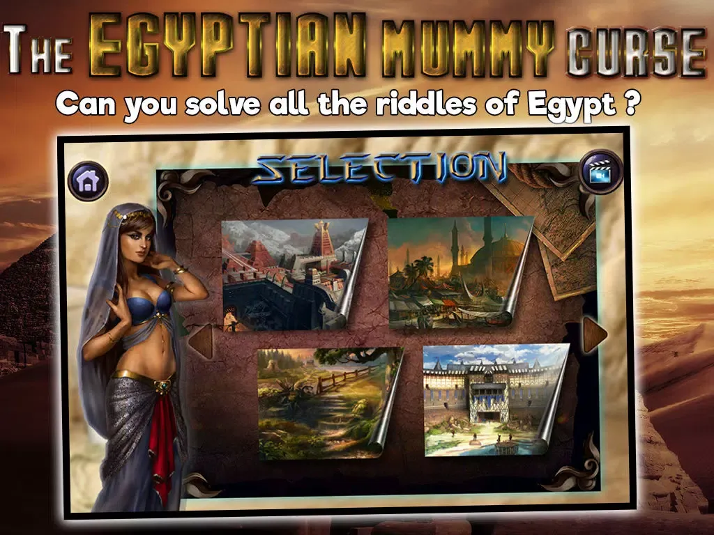 Captures d'écran de The Egyptian Mummy Curse - Egypt Hidden Objects Mystery iPad 