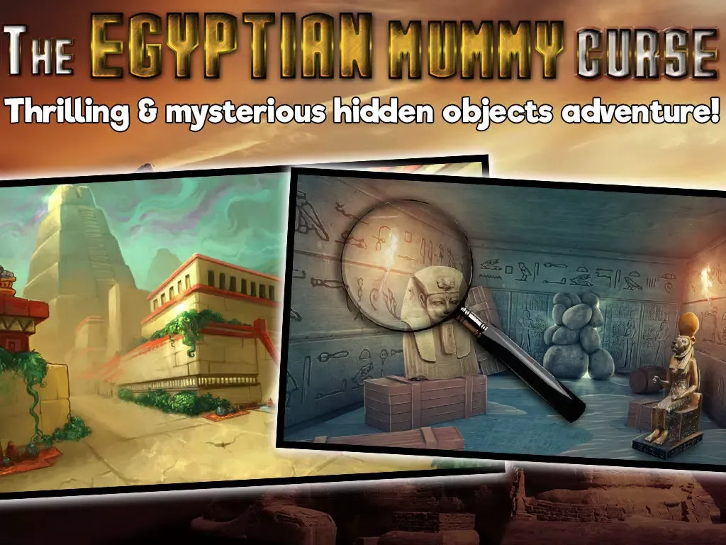 Captures d'écran de The Egyptian Mummy Curse - Egypt Hidden Objects Mystery iPad 