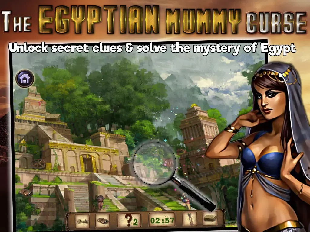 Captures d'écran de The Egyptian Mummy Curse - Egypt Hidden Objects Mystery iPad 