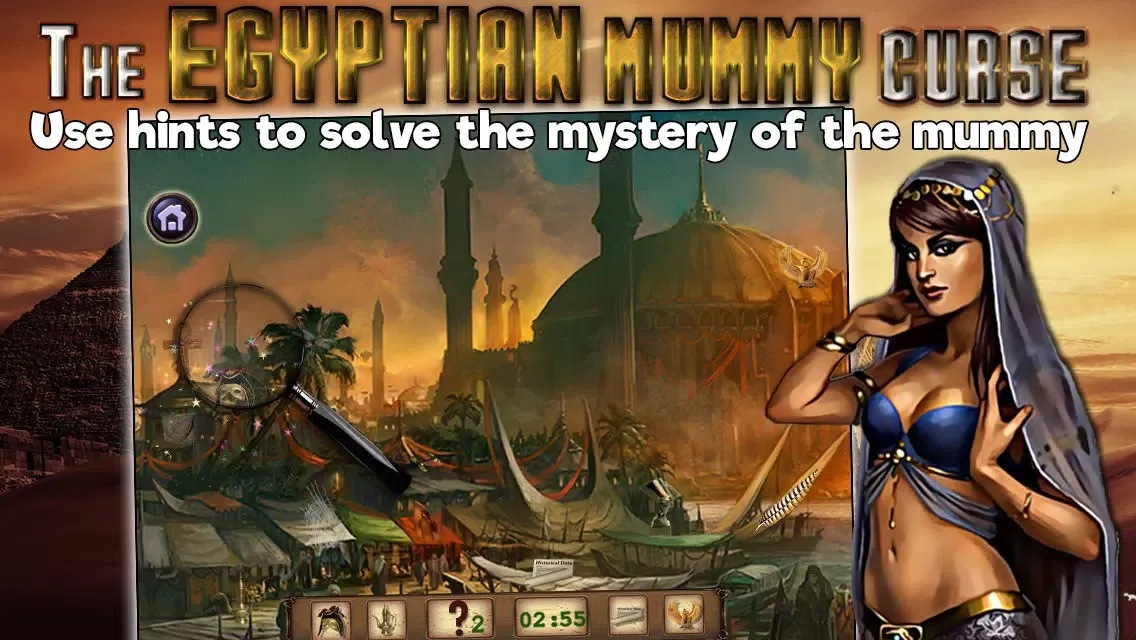 Captures d'écran de The Egyptian Mummy Curse - Egypt Hidden Objects Mystery