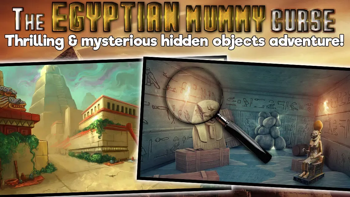Captures d'écran de The Egyptian Mummy Curse - Egypt Hidden Objects Mystery