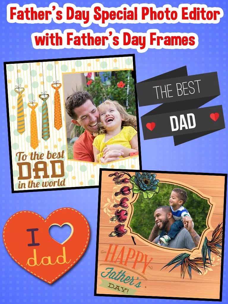 صور Fathers Day Photo Frames Editor iPad 