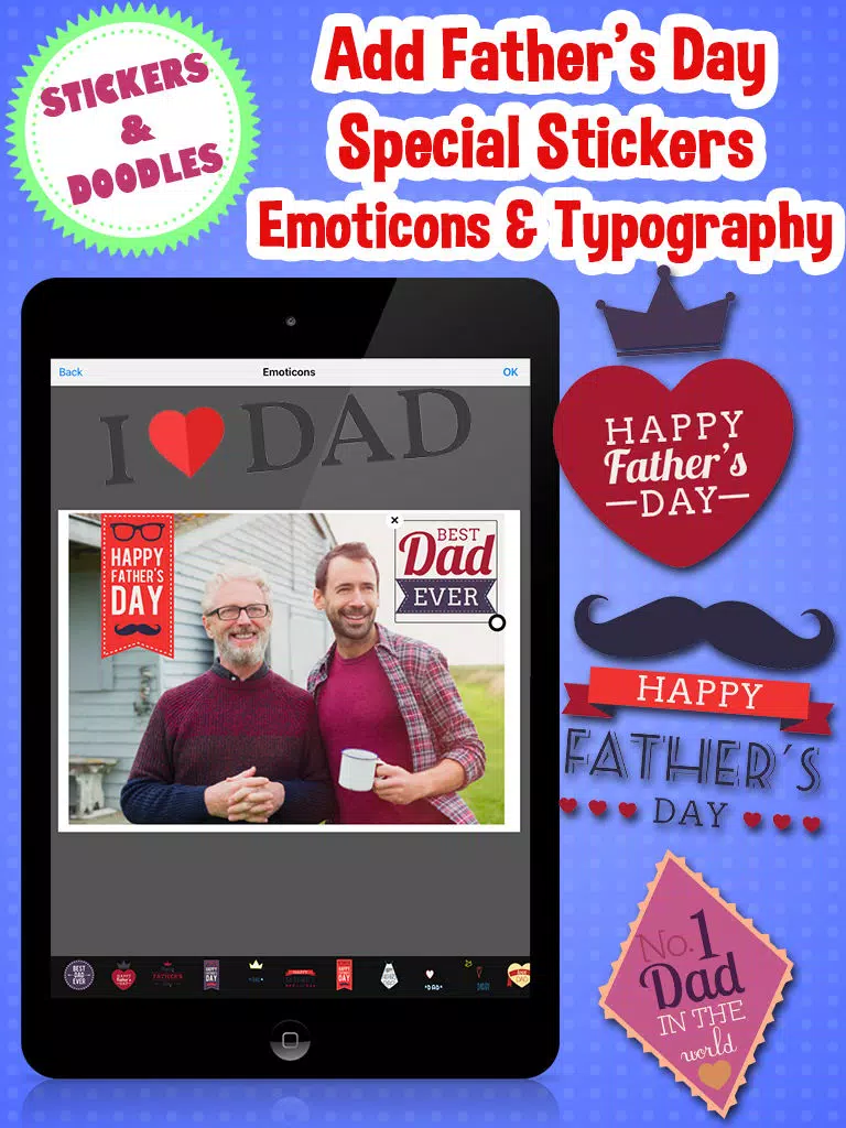 صور Fathers Day Photo Frames Editor iPad 