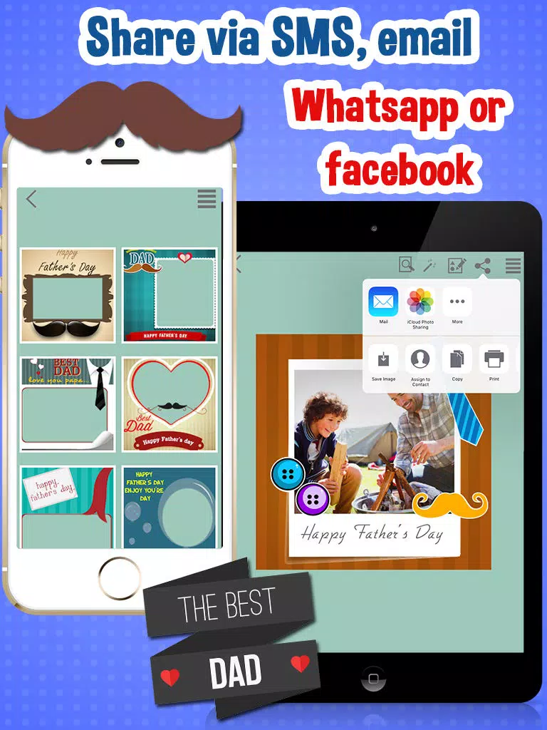 صور Fathers Day Photo Frames Editor iPad 
