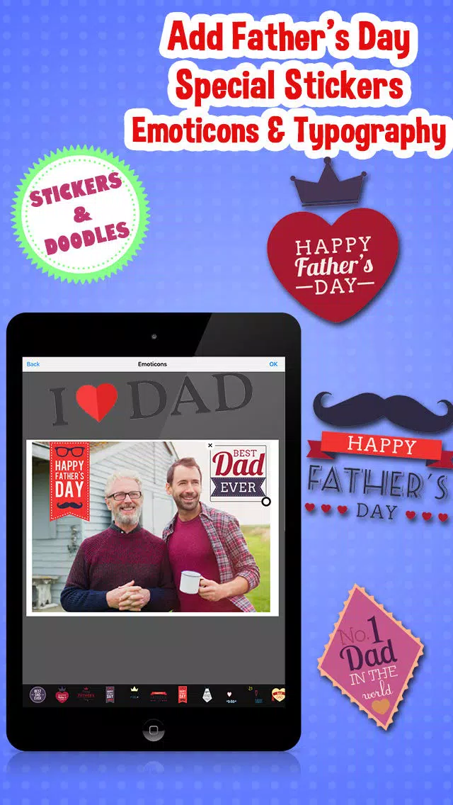صور Fathers Day Photo Frames Editor