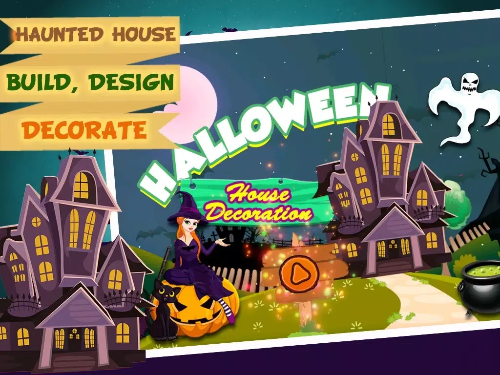 ภาพหน้าจอของ Halloween Haunted House Decoration iPad 