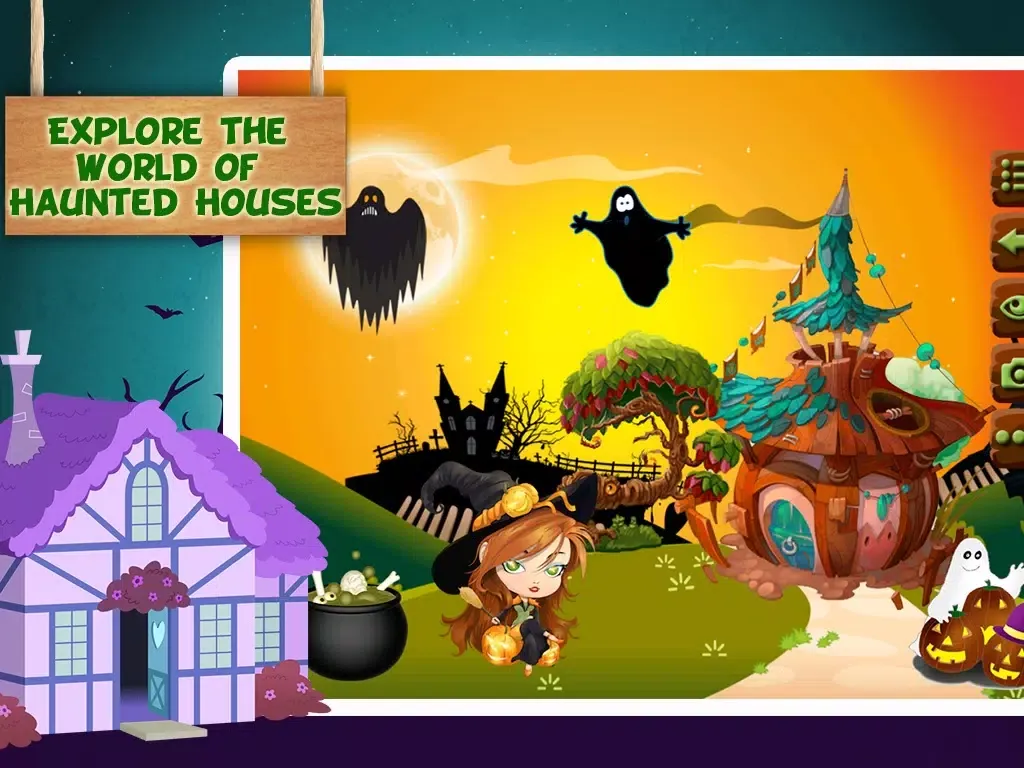 ภาพหน้าจอของ Halloween Haunted House Decoration iPad 