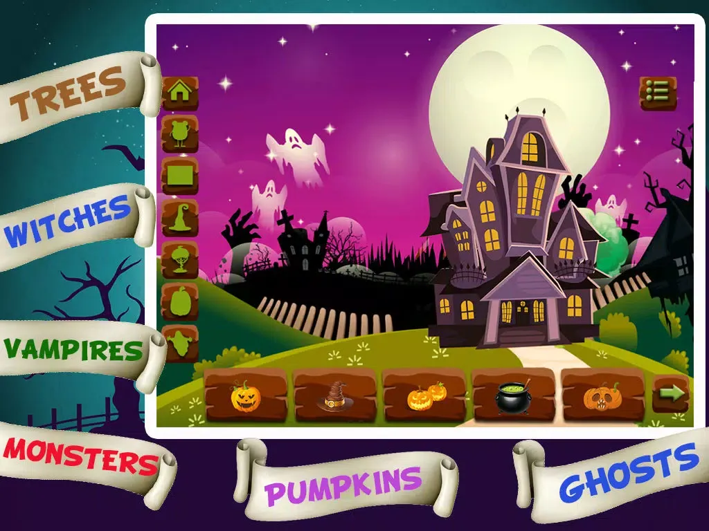 ภาพหน้าจอของ Halloween Haunted House Decoration iPad 
