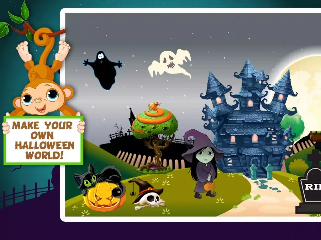 ภาพหน้าจอของ Halloween Haunted House Decoration iPad 