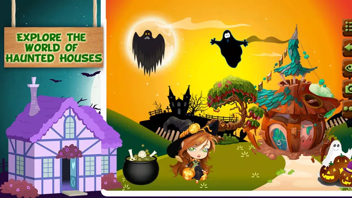 ภาพหน้าจอของ Halloween Haunted House Decoration