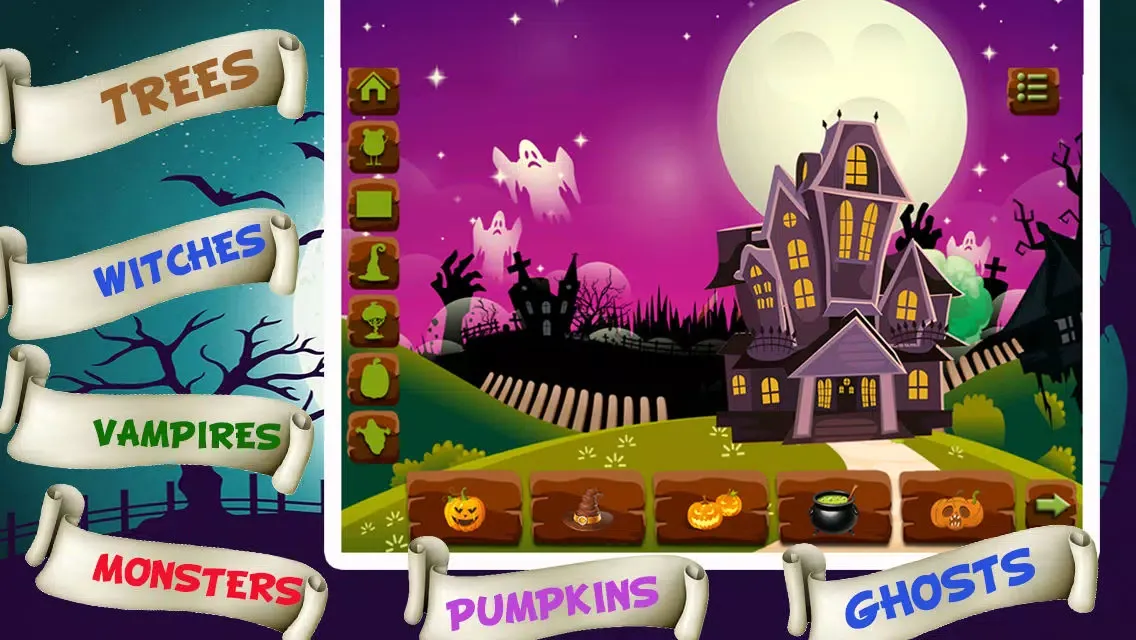 ภาพหน้าจอของ Halloween Haunted House Decoration