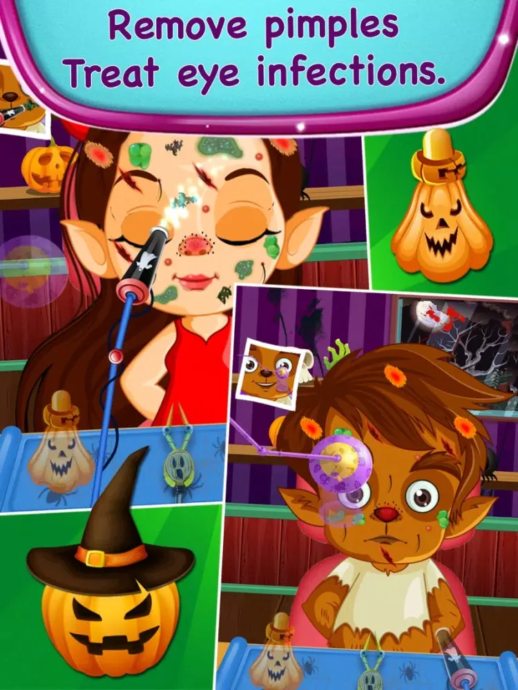 Halloween Monster Skin Doctor - Surgery Games iPad  سکرین شاٹس