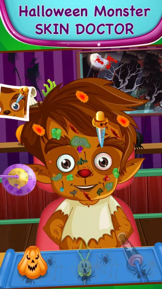 Halloween Monster Skin Doctor - Surgery Games سکرین شاٹس