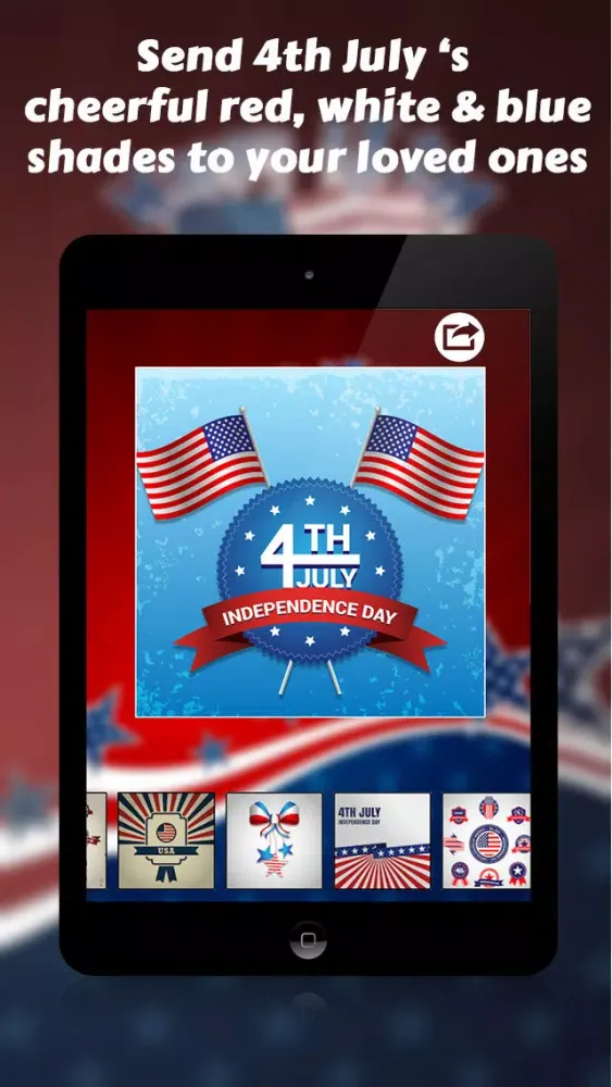 4th July Independence Day Cards & Greetings 스크린샷
