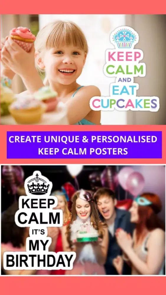 Capturas de tela do Free Keep Calm Stickers