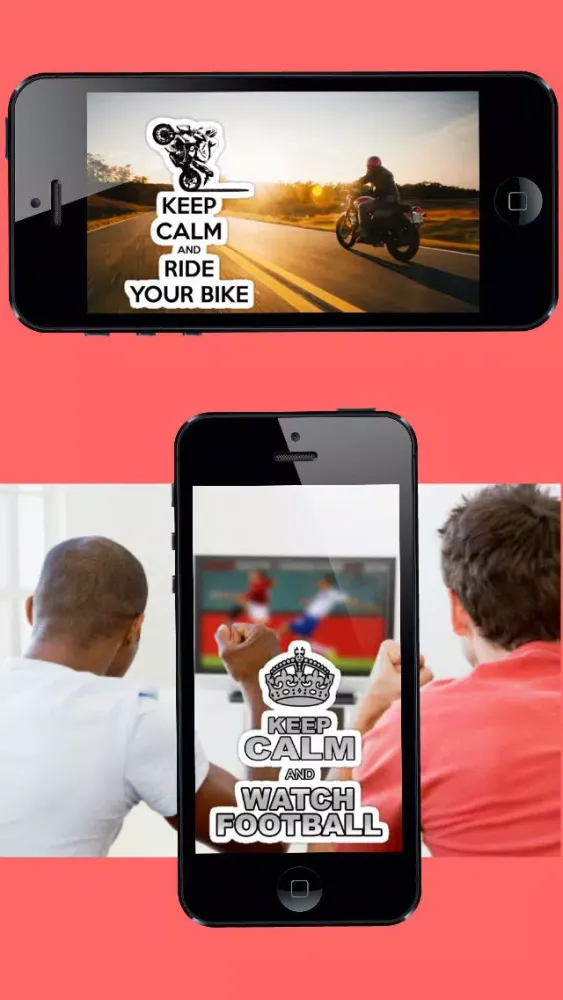 Capturas de tela do Free Keep Calm Stickers