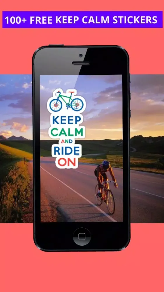 Capturas de tela do Free Keep Calm Stickers