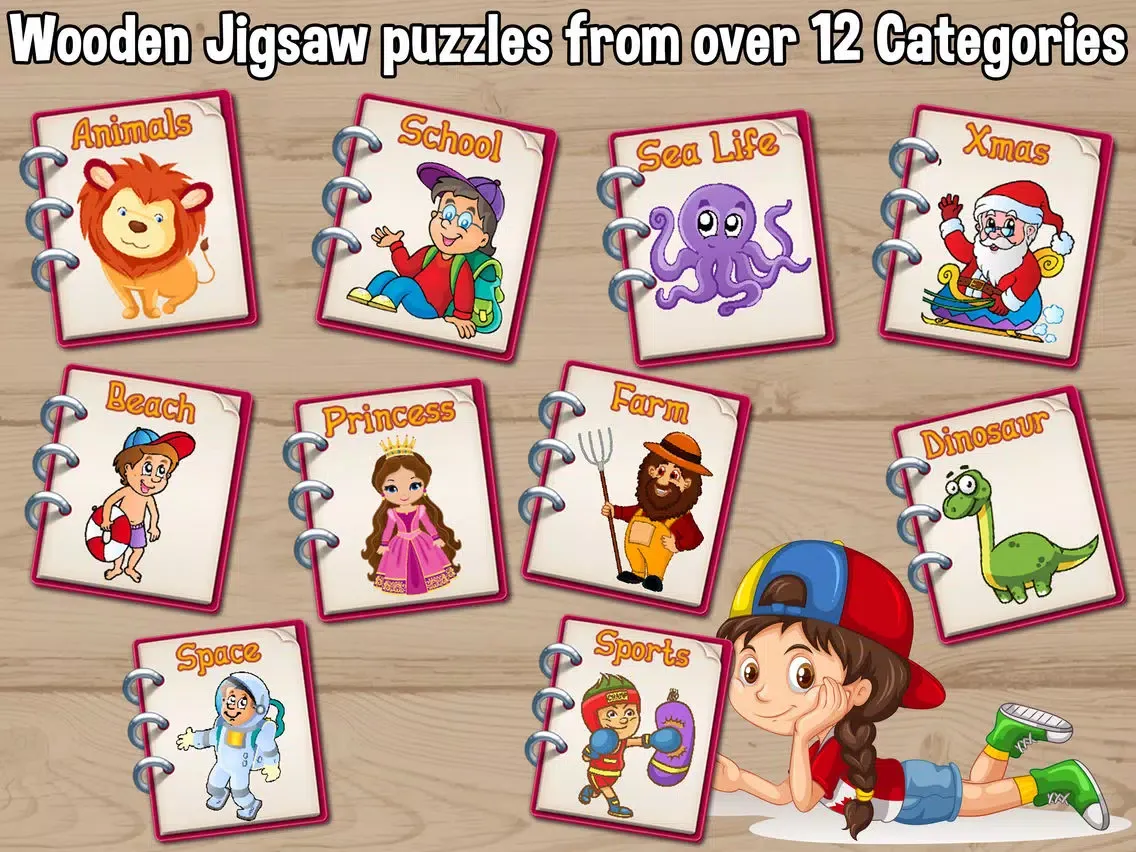 Capturas de tela do Jigsaw Puzzles for Toddlers & Kids Free iPad 