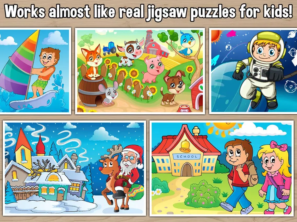 Capturas de tela do Jigsaw Puzzles for Toddlers & Kids Free iPad 