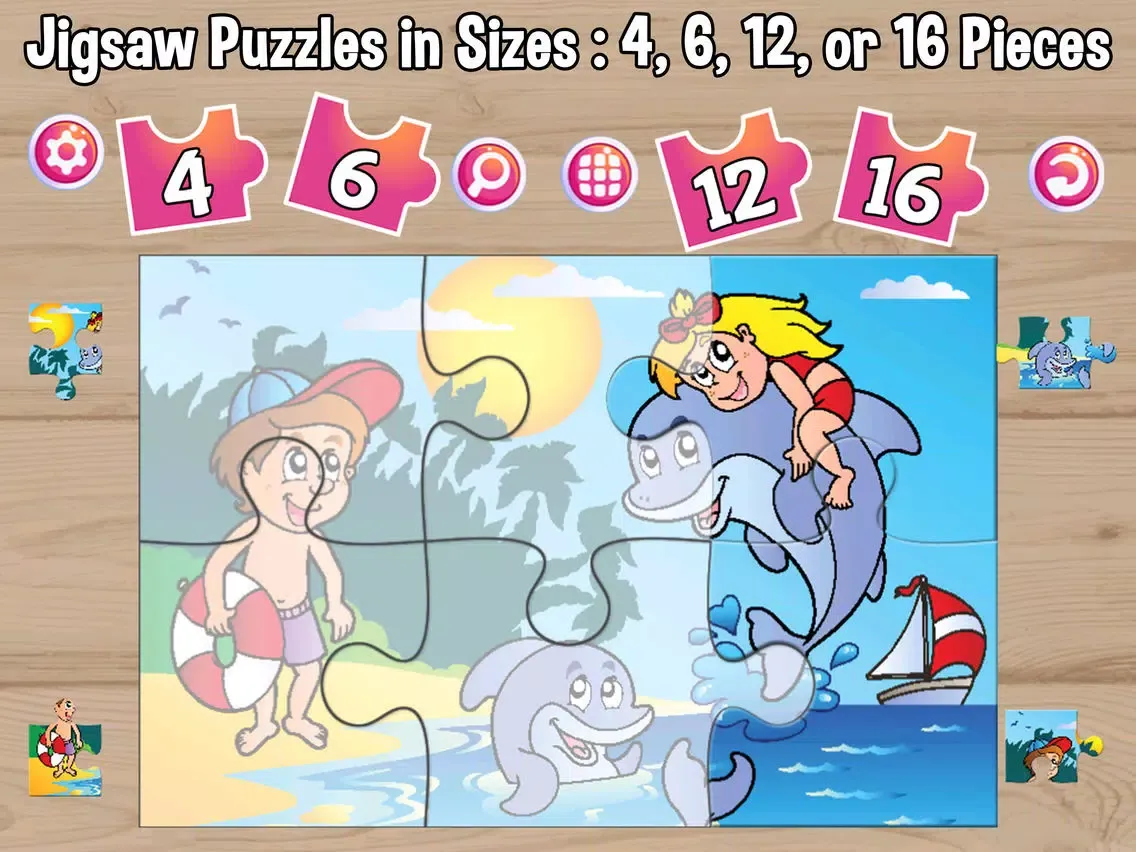 Capturas de tela do Jigsaw Puzzles for Toddlers & Kids Free iPad 