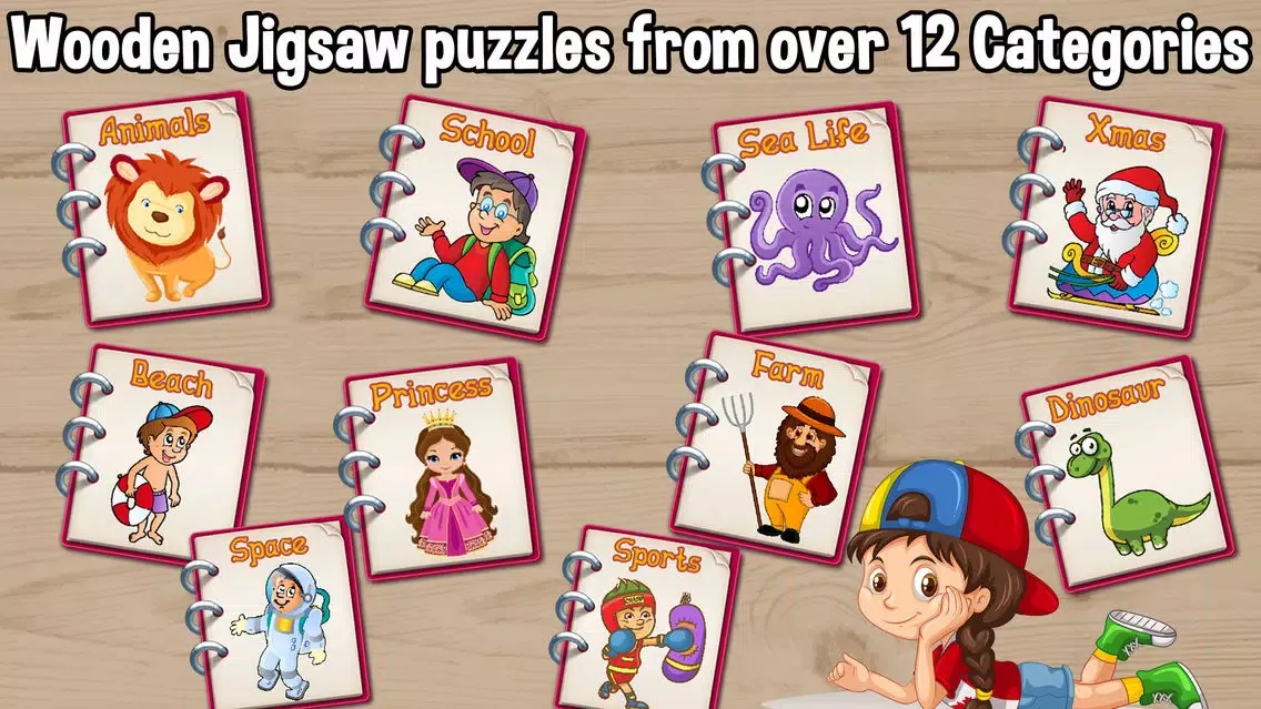 Capturas de tela do Jigsaw Puzzles for Toddlers & Kids Free