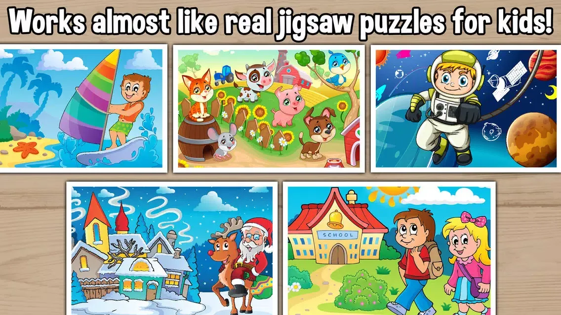 Capturas de tela do Jigsaw Puzzles for Toddlers & Kids Free