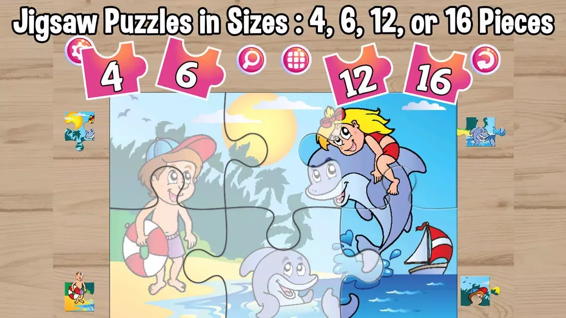 Capturas de tela do Jigsaw Puzzles for Toddlers & Kids Free