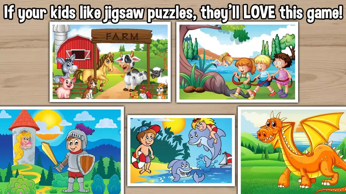 Capturas de tela do Jigsaw Puzzles for Toddlers & Kids Free