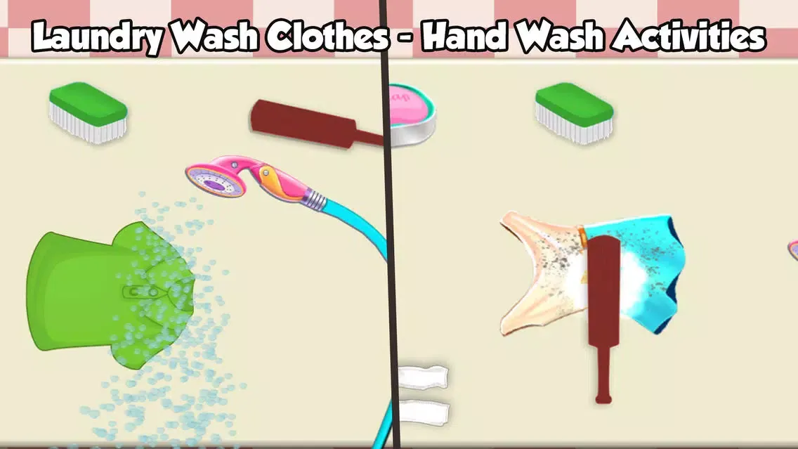 Kids Laundry Washing Clothes For Girls Screenshots
