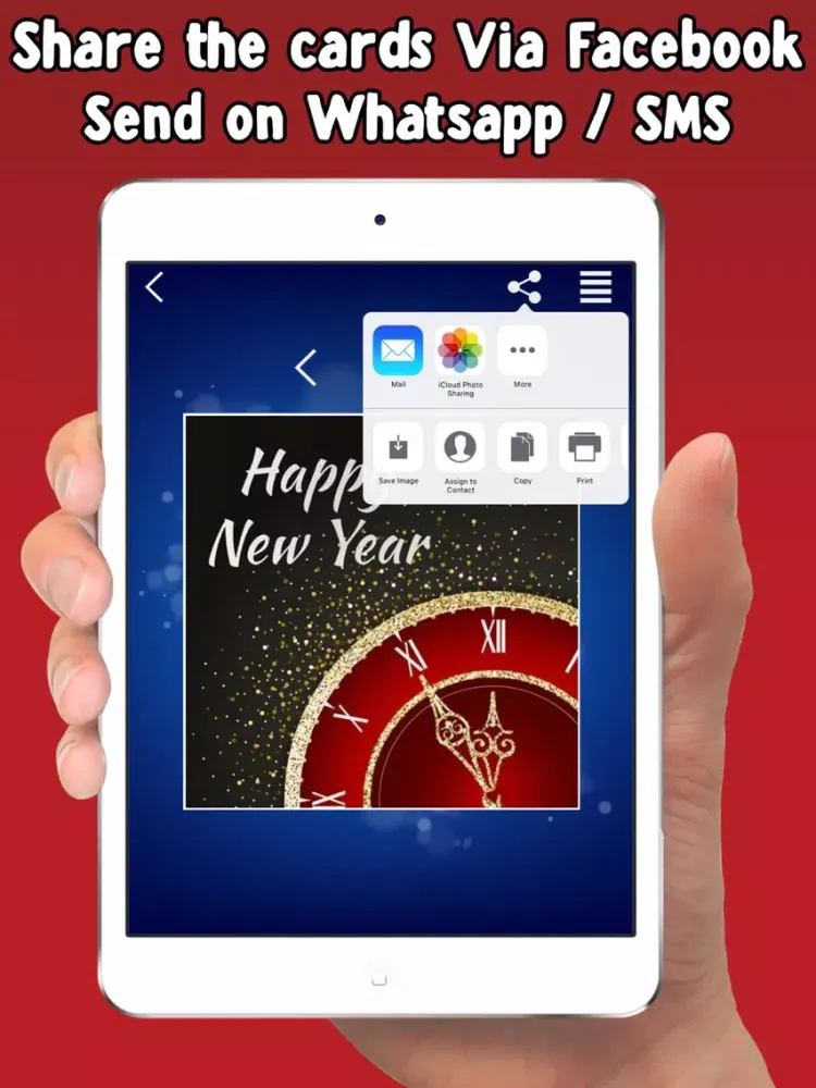 Happy New Year 2017 Cards Free iPad  Screenshots