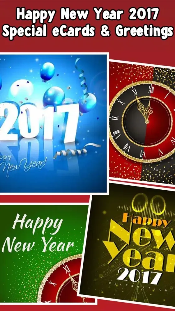 Happy New Year 2017 Cards Free Screenshots