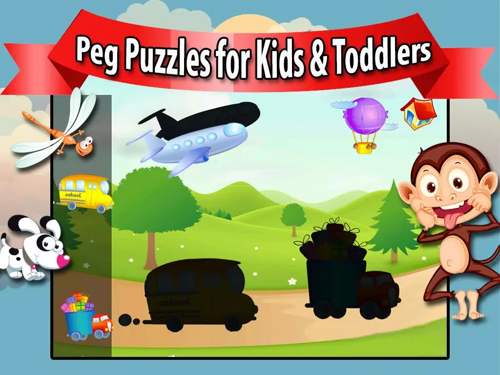 Peg Puzzles for Babies & Preschool Toddlers iPad 應用截圖