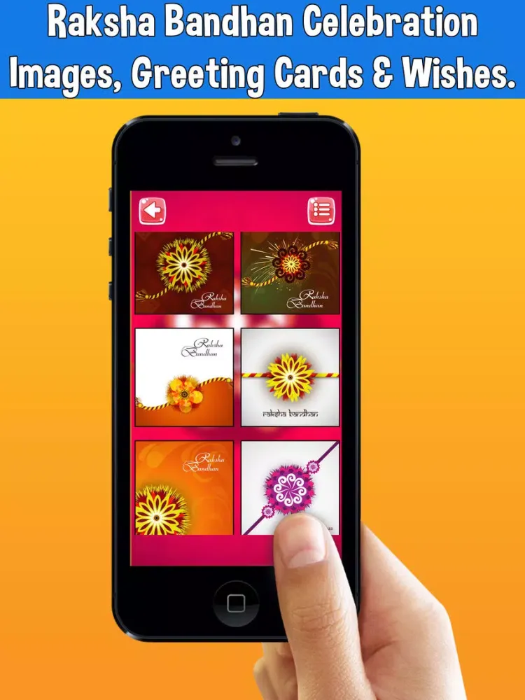 Capturas de pantalla de Happy Rakshabandhan Cards, Wishes & Greetings Free iPad 